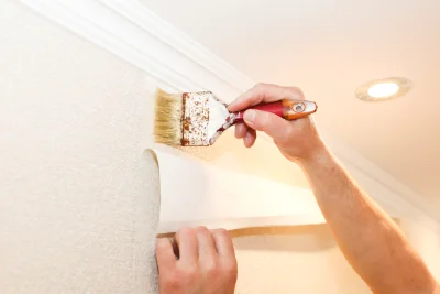 Pose de papier peint à Damparis — revêtements muraux et toiles de verre